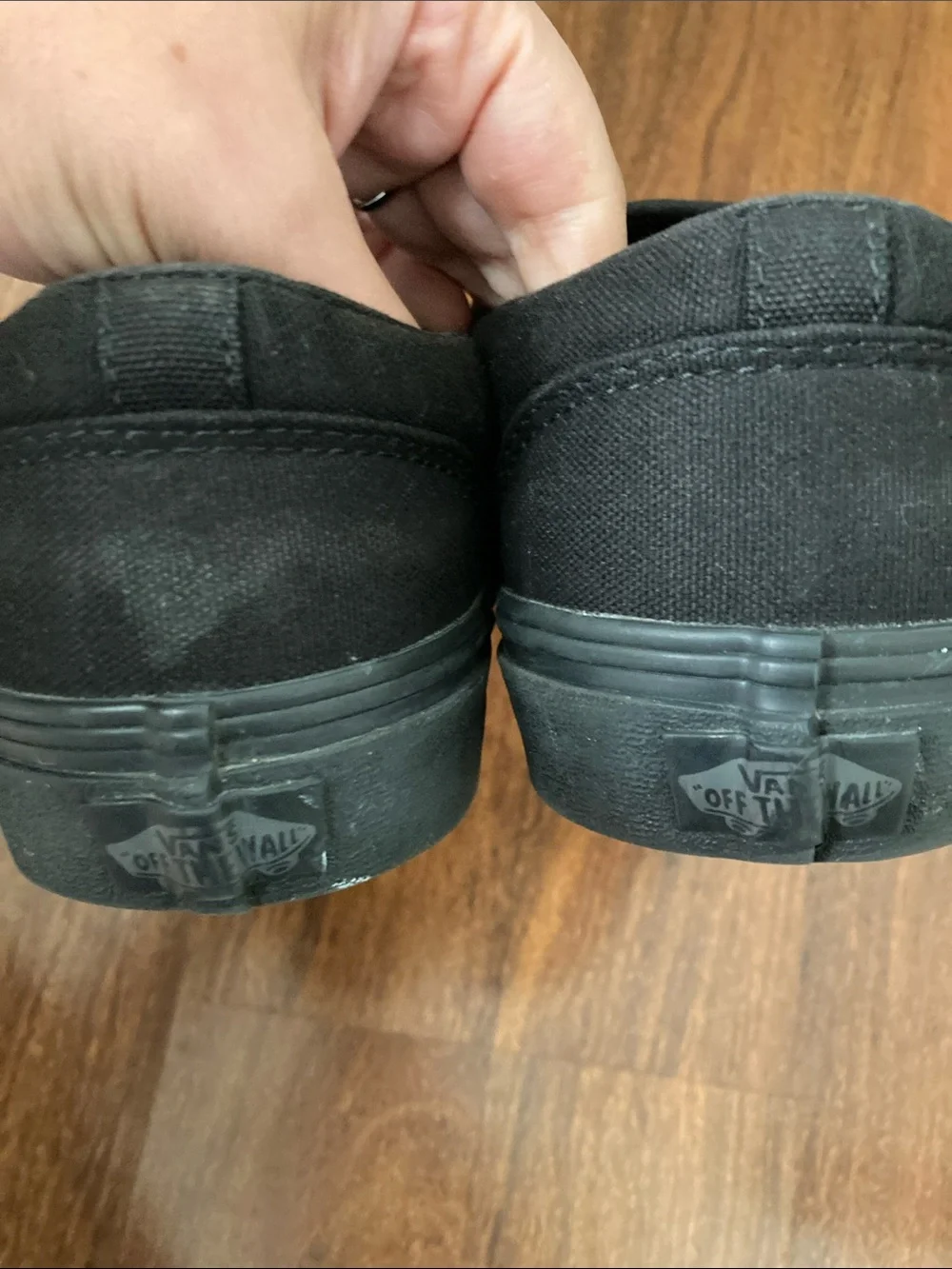 Vans Classic Slip-On Shoes - Black Sz 10